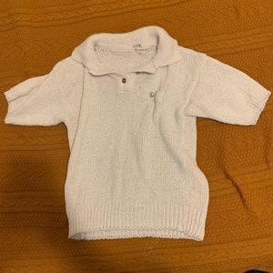 cute knit polo top